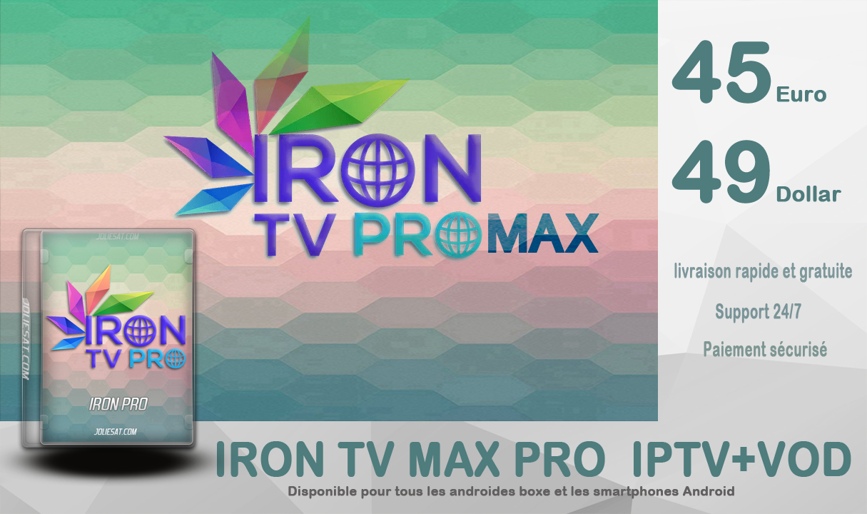 IRON PRO MAX 12 MOIS 
